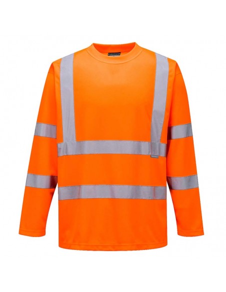 Portwest Hi-Vis Long Sleeved T-Shirt S178