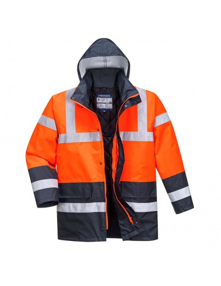 Portwest Hi-Vis Contrast Traffic Jacket