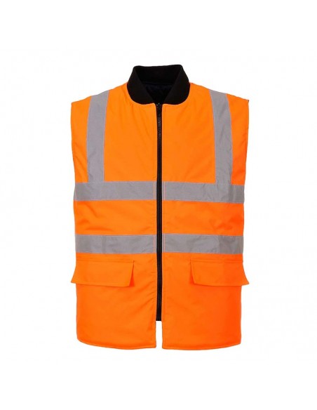 Portwest Hi-Vis Reversible Bodywarmer