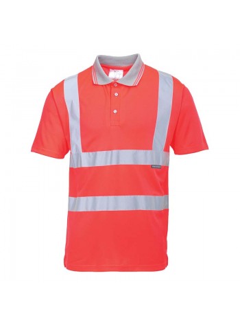 Portwest Hi-Vis Short Sleeve Polo