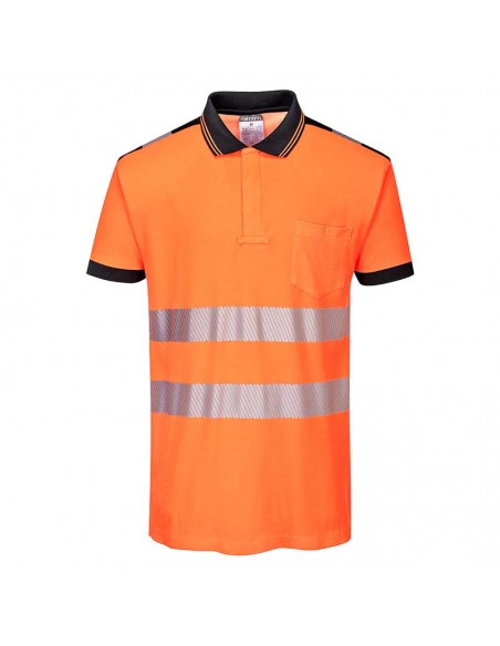 Portwest PW3 Hi-Vis Polo Shirt S/S