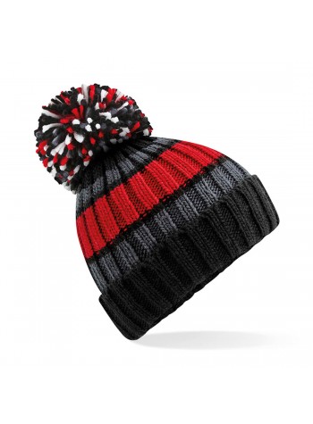 Beechfield Hygge Striped Beanie 2