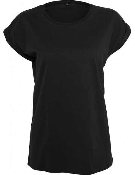 Build Your Brand Women's organic extended shoulder tee