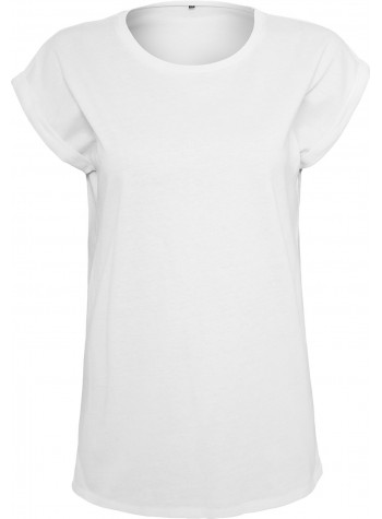 Build Your Brand Women's organic extended shoulder tee