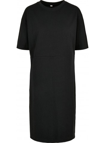 Build Your Brand Women's organic oversizes slit tee dress