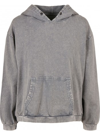 Build Your Brand Women's acid washed oversized hoodie