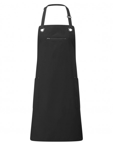 Premier Barley' contrast stitch sustainable bib apron