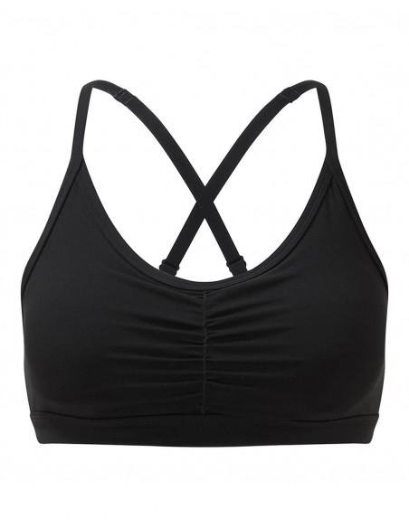 TriDri® Women's ruched sports bra (medium impact)