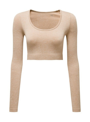 Women’s TriDri® Ribbed Seamless '3D Fit' Crop Top 2