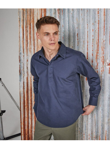 Front Row Pullover drill shirt