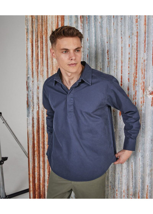 Front Row Pullover drill shirt