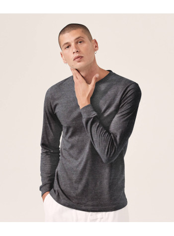 Bella+Canvas Unisex heather CVC short sleeve v-neck tee