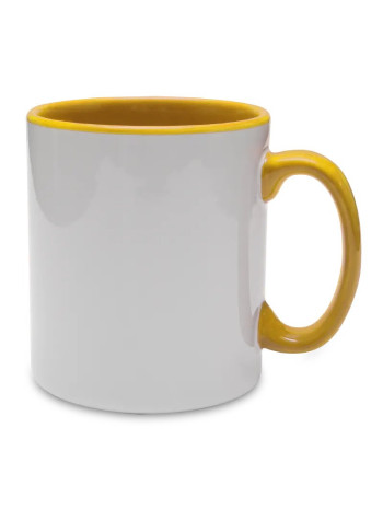 Mug with Coloured inner & handle