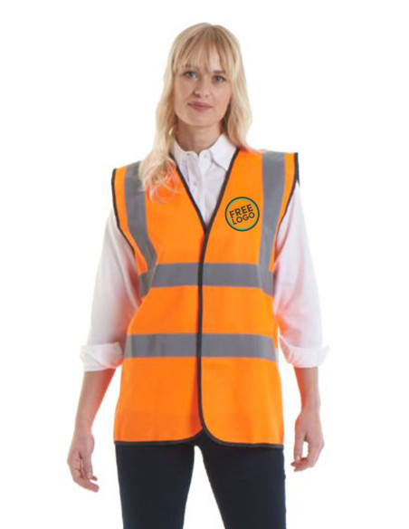 Bundle: 100 Hi-Vis Vests with Free Logo