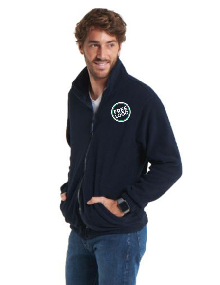 Bundle: 12 Classic Full Zip Fleece Jackets with Free Logo