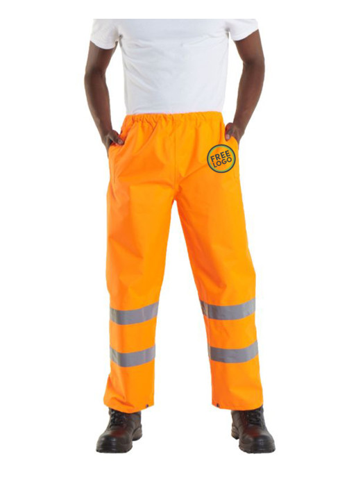 Bundle: 4 x Hi-Vis Trousers with FREE Logo