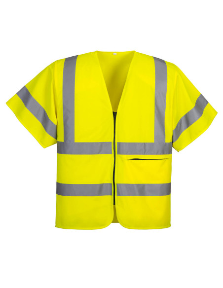 Portwest Hi-Vis Band and Brace Zip Vest S/S