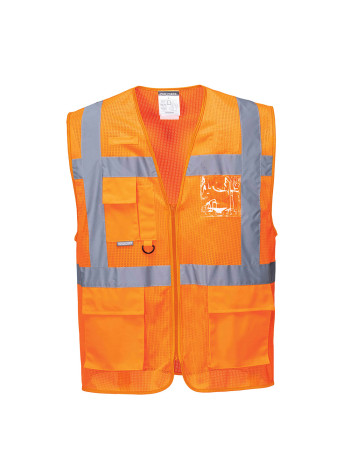 Portwest Athens Hi-Vis Mesh Executive Vest