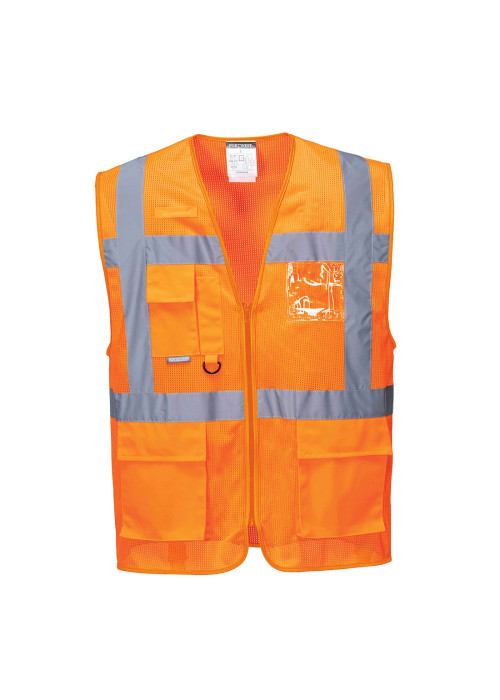 Portwest Athens Hi-Vis Mesh Executive Vest