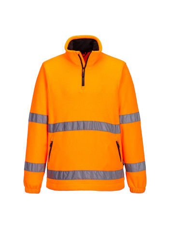 Portwest Hi-Vis 1/2 Zip Fleece
