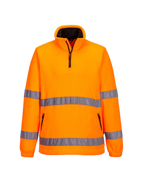 Portwest Hi-Vis 1/2 Zip Fleece