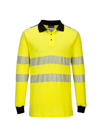 Portwest PW3 Flame Resistant Hi-Vis Polo Shirt
