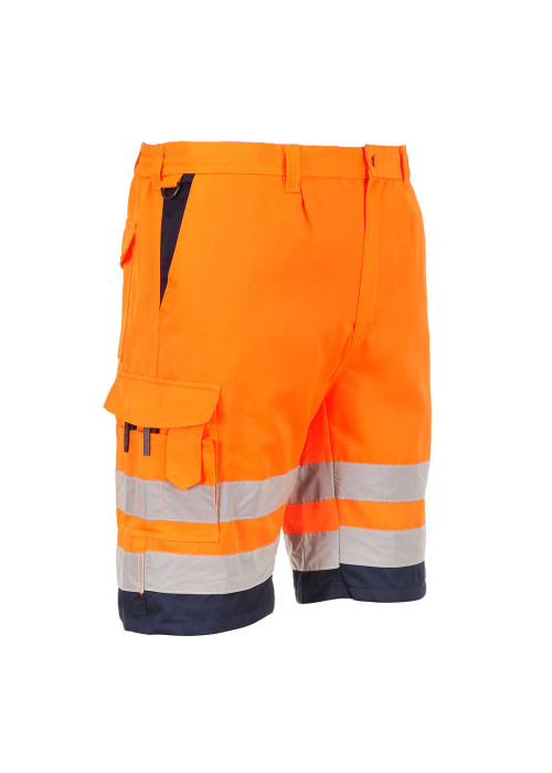 Portwest Hi-Vis Lightweight Polycotton Shorts