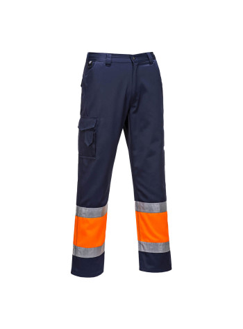 Portwest Hi-Vis Lightweight Contrast Class 1 Service Trousers