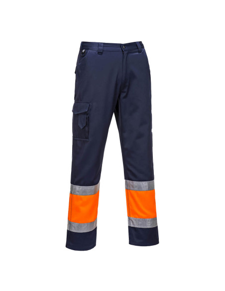 Portwest Hi-Vis Lightweight Contrast Class 1 Service Trousers