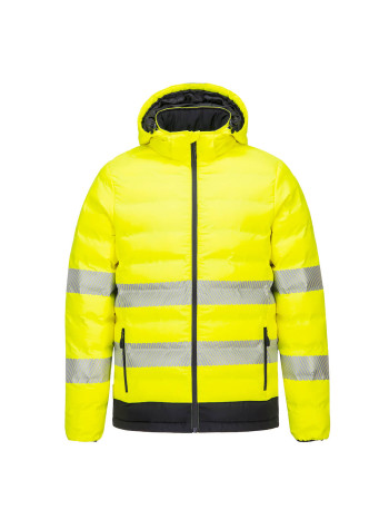 Portwest Hi-Vis Ultrasonic Heated Tunnel Jacket