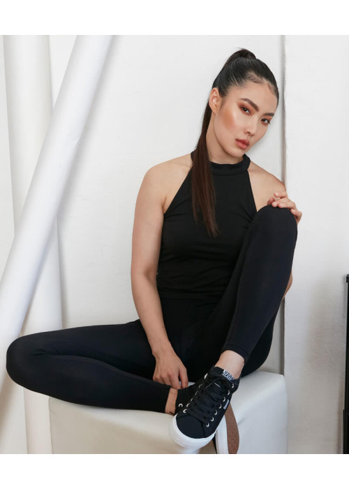 Build Your Brand Women’s Turtleneck Short Top