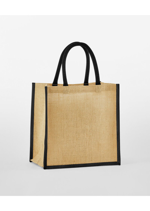 Westford Mill Natural starched jute mini gift bag