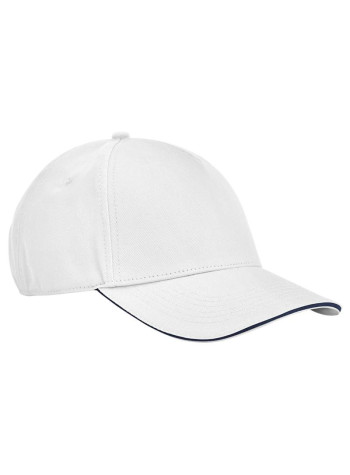 Beechfield EarthAware® Classic Organic Cotton 5-Panel Cap – Sandwich Peak