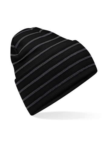 Beechfield Original Deep-Cuffed Striped Beanie 2