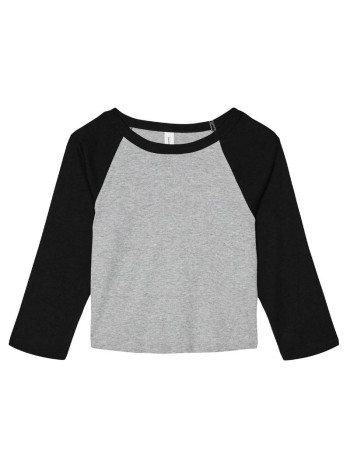 Bella+Canvas Women’s Micro Rib 3/4 Raglan Baby T-Shirt 2
