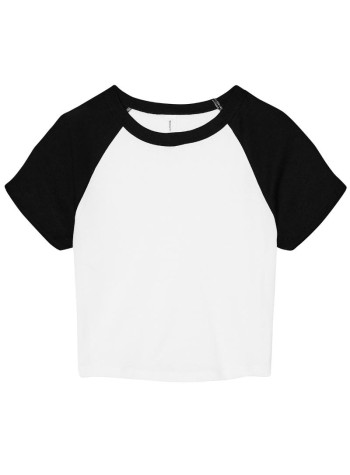 Bella+Canvas Women’s Micro Rib Raglan Baby T-Shirt