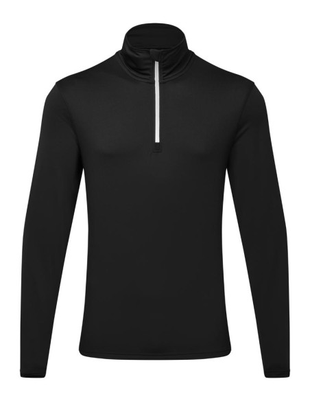 TriDri® Recycled Long Sleeve Brushed Back ¼ Zip Top