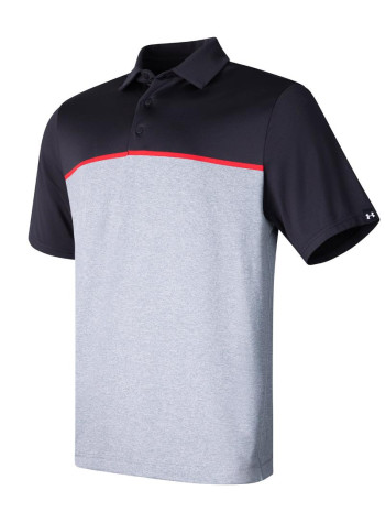 Under Armour Golf UA Playoff 3.0 Stripe Polo LB – Edge Lit