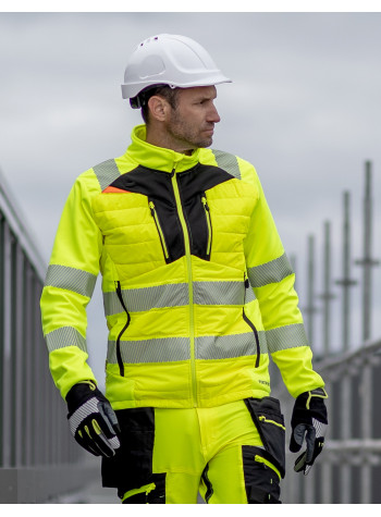 Portwest DX4 Hi-Vis Hybrid Baffle Jacket
