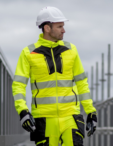 Portwest DX4 Hi-Vis Hybrid Baffle Jacket