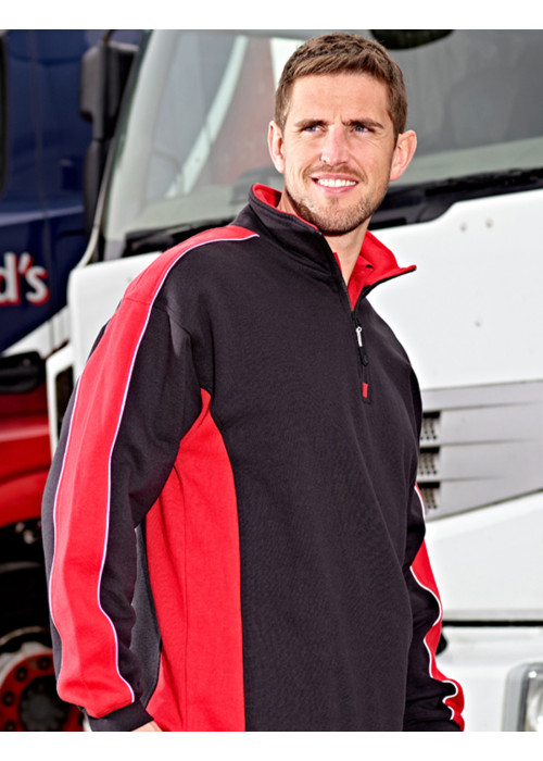 Orn Workwear Avocet Two Tone 1/4 Zip Sweatshirt