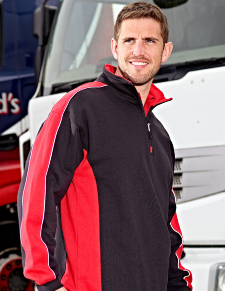 Orn Workwear Avocet Two Tone 1/4 Zip Sweatshirt