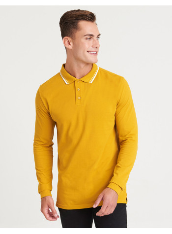 AWDis Just Polo's Long Sleeve Tipped 100 Polo