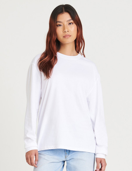 AWDis Just T's Oversize 100 Long Sleeve T