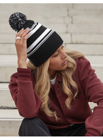 Beechfield Striped Fan Beanie