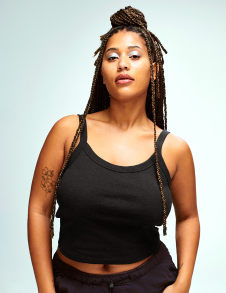 Bella+Canvas Women’s Micro Rib Spaghetti Strap Tank