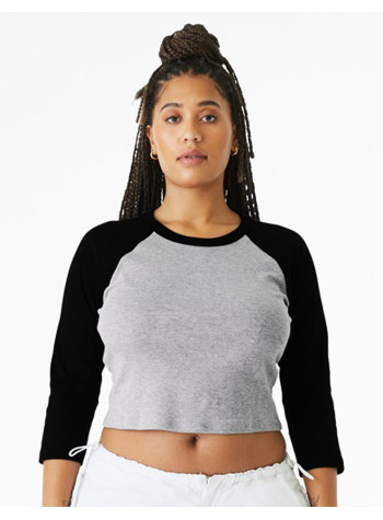 Bella+Canvas Women’s Micro Rib 3/4 Raglan Baby T-Shirt