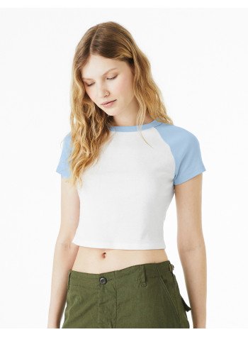 Bella+Canvas Women’s Micro Rib Raglan Baby T-Shirt