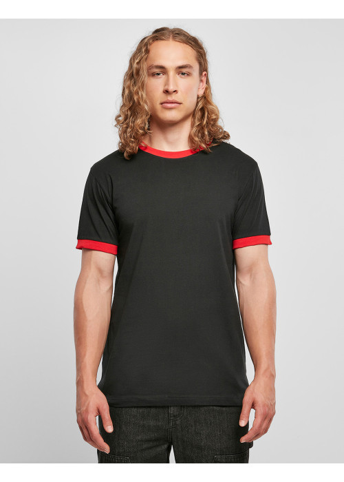 Build Your Brand Basic Ringer Tee