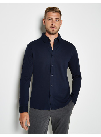 Kustom Kit Long Sleeve Superwash® 60° Piqué Shirt (Tailored Fit)